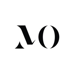 Abstract letter MO logo. This logo icon incorporate with abstract shape in the creative way.