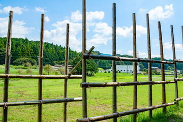 馬防柵（近景）