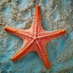 a starfish with arms and coral
