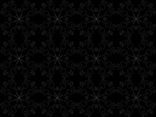 seamless pattern with snowflakes