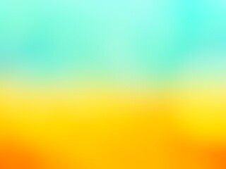 Abstract blur background image of blue, green, yellow colors gradient used as an illustration. Designing posters or advertisements.