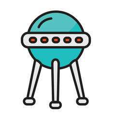 Sputnik icon design illustration. Vector design