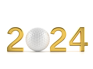 Golf ball new year