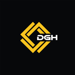 DGH letter design for logo and icon.DGH typography for technology, business and real estate brand.DGH monogram logo.