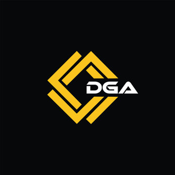 DGA letter design for logo and icon.DGA typography for technology, business and real estate brand.DGA monogram logo.