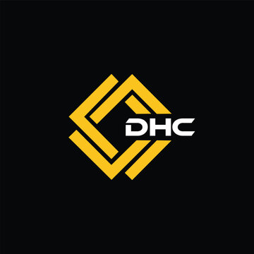 DHC letter design for logo and icon.DHC typography for technology, business and real estate brand.DHC monogram logo.