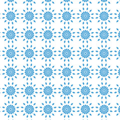 Digital png illustration of blue pattern of repeated shapes on transparent background