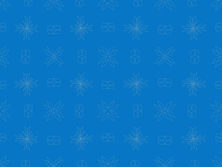 seamless background with snowflakes