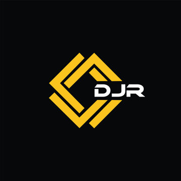 DJR letter design for logo and icon.DJR typography for technology, business and real estate brand.DJR monogram logo.	