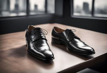 Business Shoes. Footwear. Professional. Workwear. Men's Shoes. Women's Shoes. Formal Attire. Dress Shoes. Leather. Fashion. Style. Classic. Elegance. Corporate. Office Wear. Footgear. AI generated.