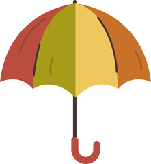 red yellow umbrella