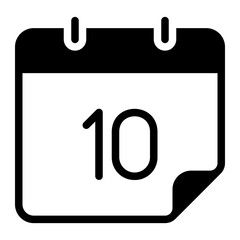 ten glyph icon