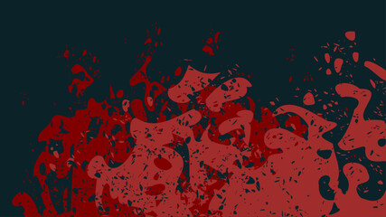 Red splash abstract vector background
