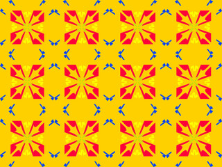 seamless pattern with flowers