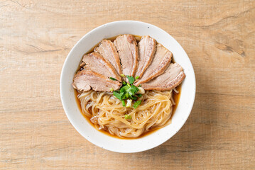 duck noodles with stewed duck soup