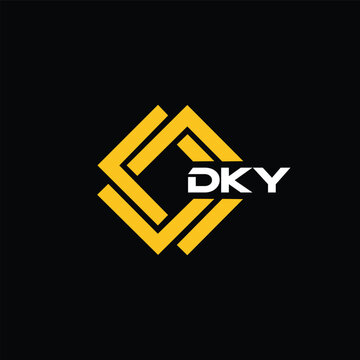 DKY letter design for logo and icon.DKY typography for technology, business and real estate brand.DKY monogram logo.	