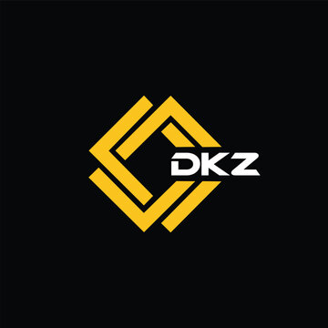 DKZ letter design for logo and icon.DKZ typography for technology, business and real estate brand.DKZ monogram logo.