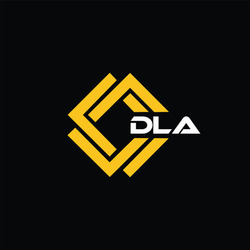 DLA letter design for logo and icon.DLA typography for technology, business and real estate brand.DLA monogram logo.	