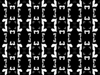 set of silhouettes of people