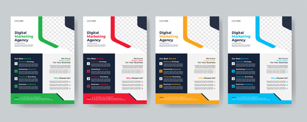 Modern Creative Corporate & Business Flyer Brochure Template Design, abstract business flyer, vector template design. Brochure design, cover, annual report, poster, flyer