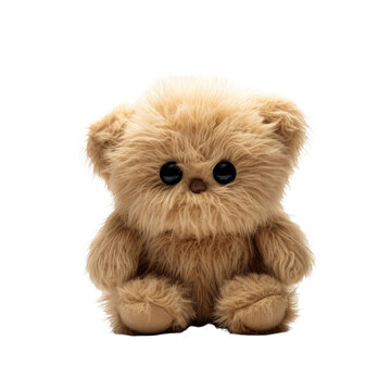 Brown Plush Toy on transparent background