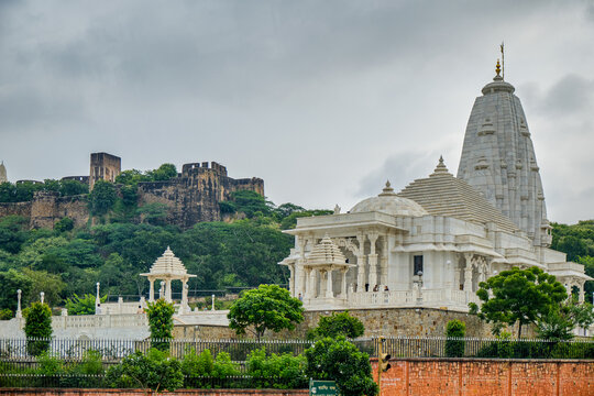 Birla Mandir (Laxmi Narayan Temple) Hindu temple in Jaipur, Rajasthan, India