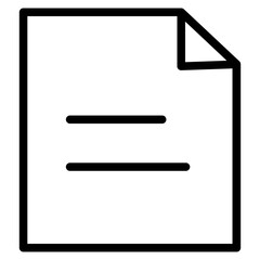 Document line icon
