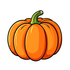 Fall autumn pumpkin vector clipart, halloween fall autumn illustration. Good for fashion fabrics, postcards, covers, children’s clothing, T-shirts, email header, banner, advertising, and more.