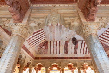 Diwan-i-Aam (the Public Audience Hall) in the Amer Fort in Jaipur, India