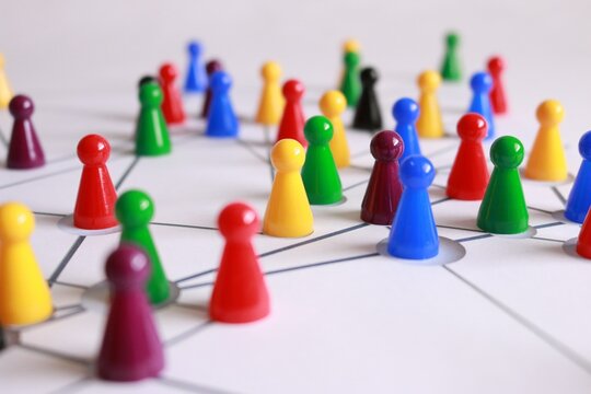 group of colorful people