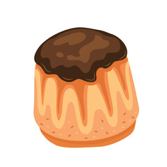 Cupcake icon illustration. Vector design