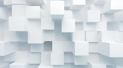 White square polygon background