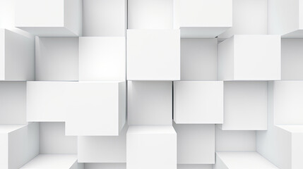 White square polygon background