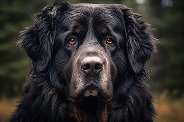 Generative AI : Large dog breed kurtshaar close-up Dog nos - Powered by Adobe