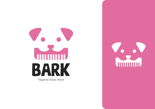 Dog Salon Pet Care Logo Design, Pet Grooming Logo