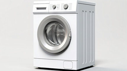 Washing machine isolated on white background
