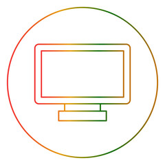 monitor gradien icon, architecture, design, construction, white, blue, city, ambon, block, business, building, box, abstract, analytics, cube, 3d, water, tropical, transport, traffic, computer, icon, 