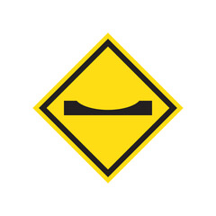 road sign icon vector