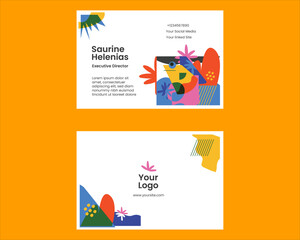 Fototapeta premium Modern Business Card Design Template