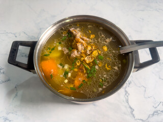 Indonesian Food Sop Buntut / Oxtail Clear Soup