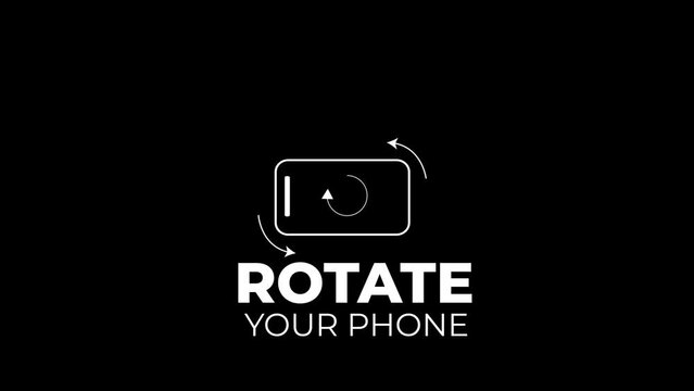 Rotate your phone animation 