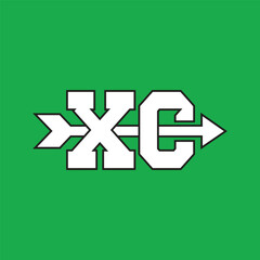 XC CROSS COUNTRY T shirt design vector 