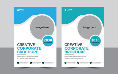 Corporate Business Cover Design Template. Can Be Adapt. Flyer, Annual Report, Brochure, Poster, Fully Editable.
