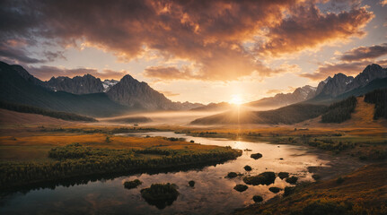 Obraz premium Dream Fantasy island landscape scenery