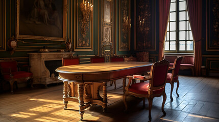 Fototapeta na wymiar Bordeaux Aquitaine France 01 01 2023 Table and chair