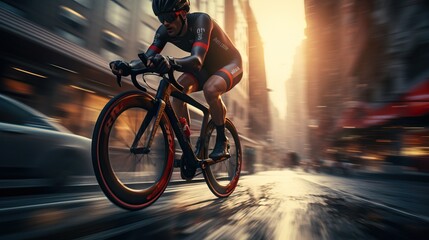  Blurred Speed: The Intense World of Racing Cyclists