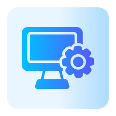 computer gradient icon