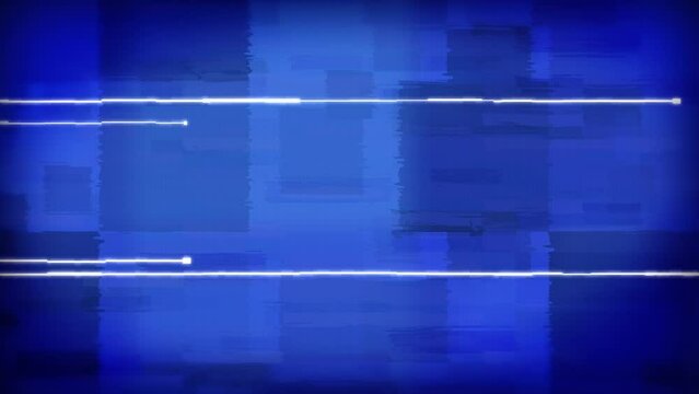 Retro Screen Glitch Loop 15-sec