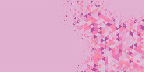  Abstract Triangle colorful background or wallpaper with polygons, triangles or concave geometrical shapes with Copy space soft color
