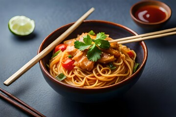 spaghetti with seafood